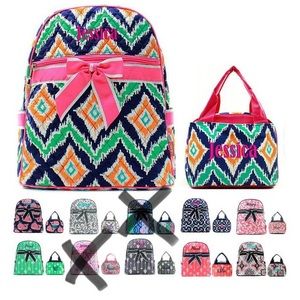 Backpack and matching lunch box- choose pattern